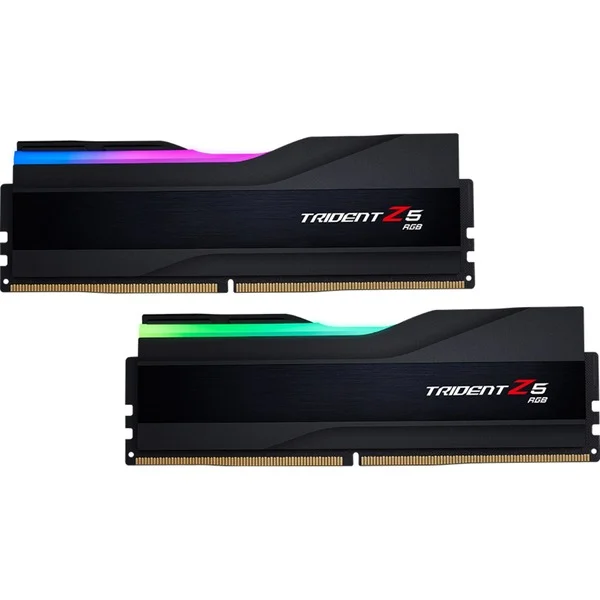 G.Skill Trident Z5 RGB 64 GB DDR5-6000 (2x 32 GB) werkgeheugen (CL32 · zwart · F5-6000J3238G32GX2-TZ5RK)