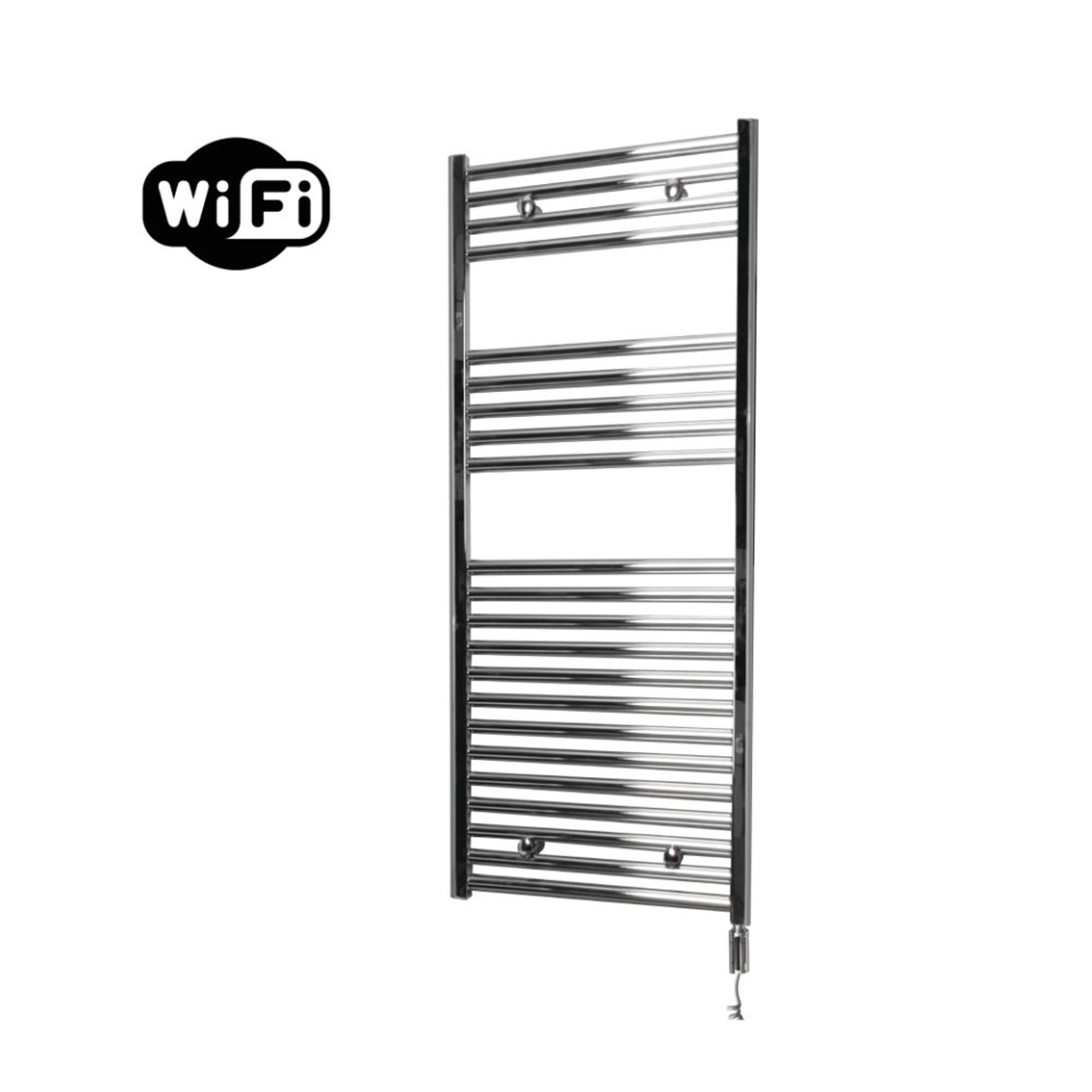 Sanicare HVW Elektrische Radiator - 111.8x60cm - 533W - WiFi - Chroom
