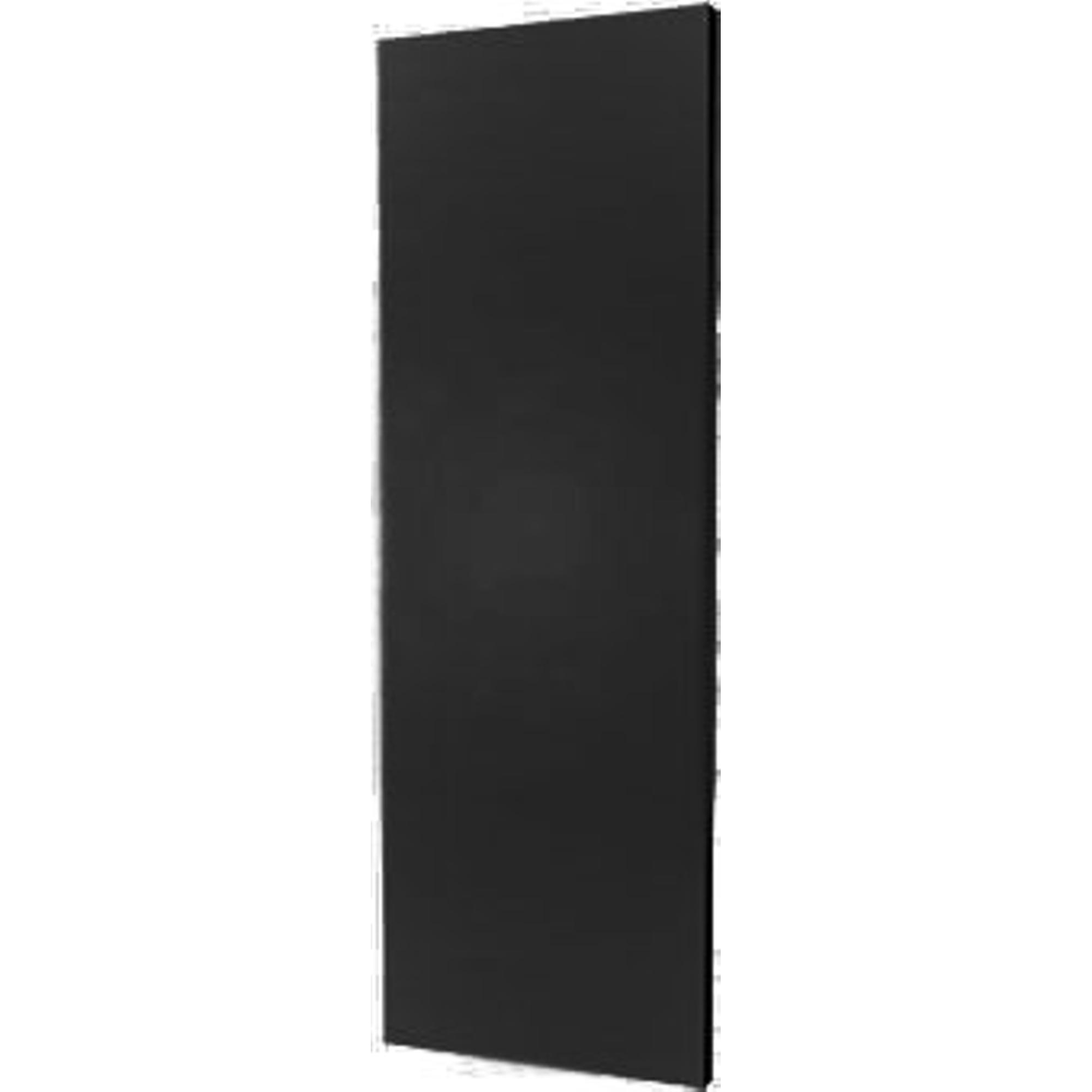 Plieger Perugia designradiator verticaal met middenaansluiting 1806x608mm 1070W zwart