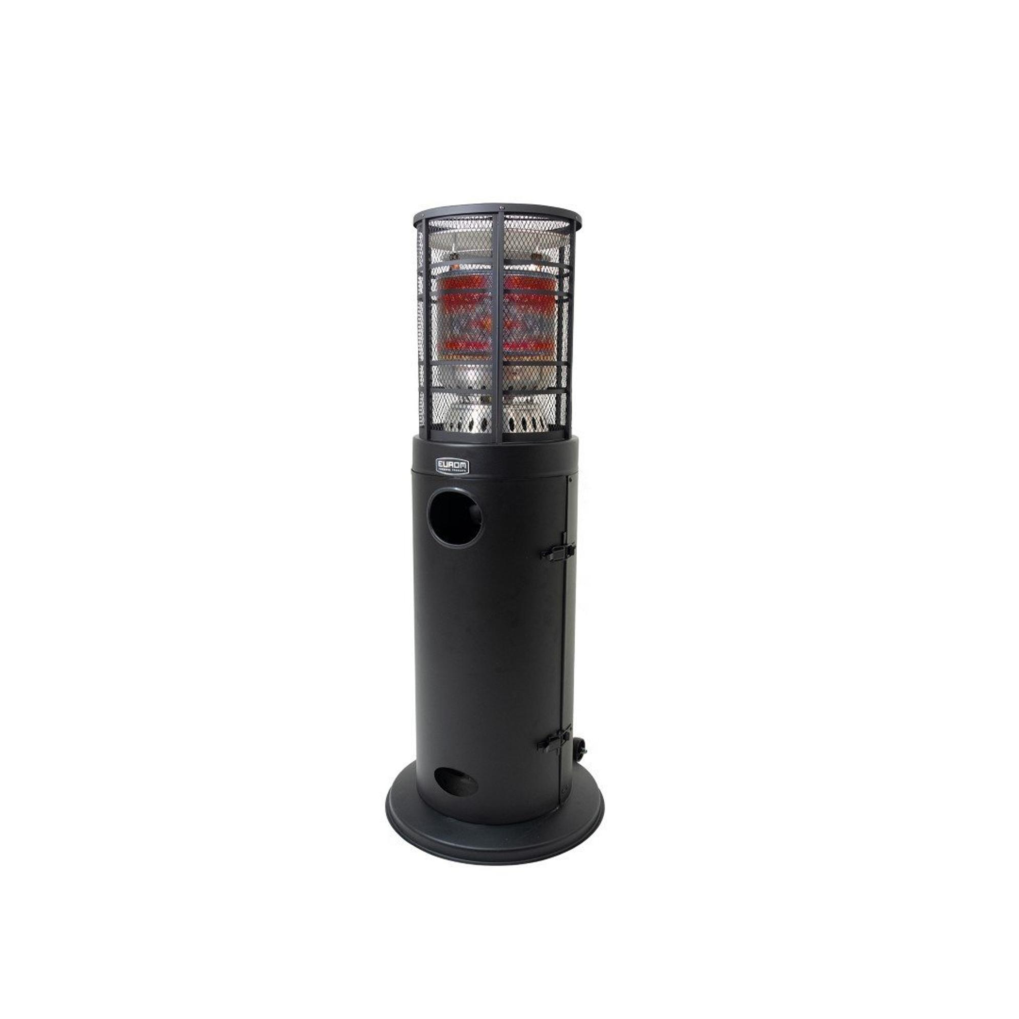 Eurom Gas Terrasverwarming Area Loungeheater Patioheater 13000watt Zwart