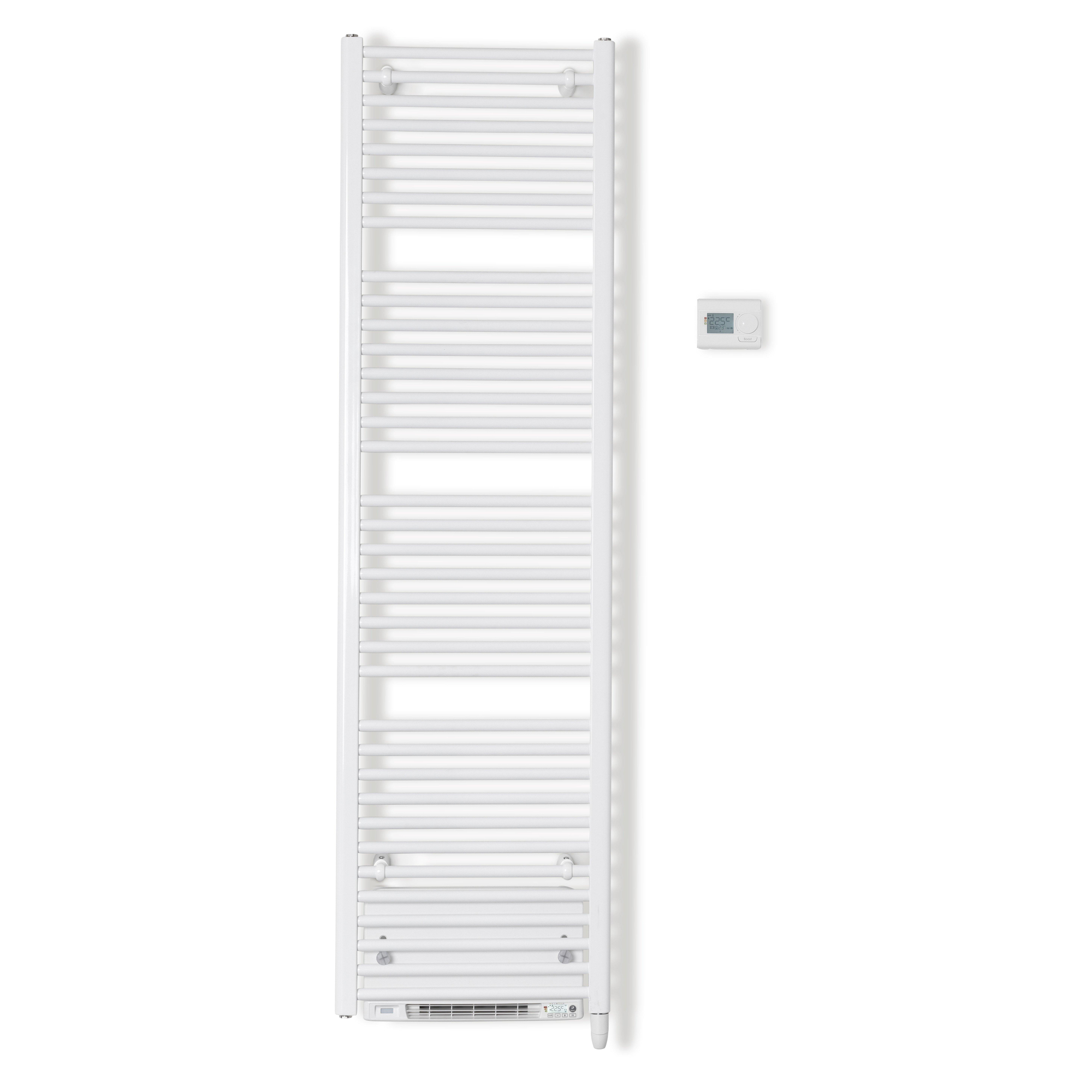 Stelrad Dahlia E-Vento elektrische radiator - 120x50cm - 1550W - glans wit