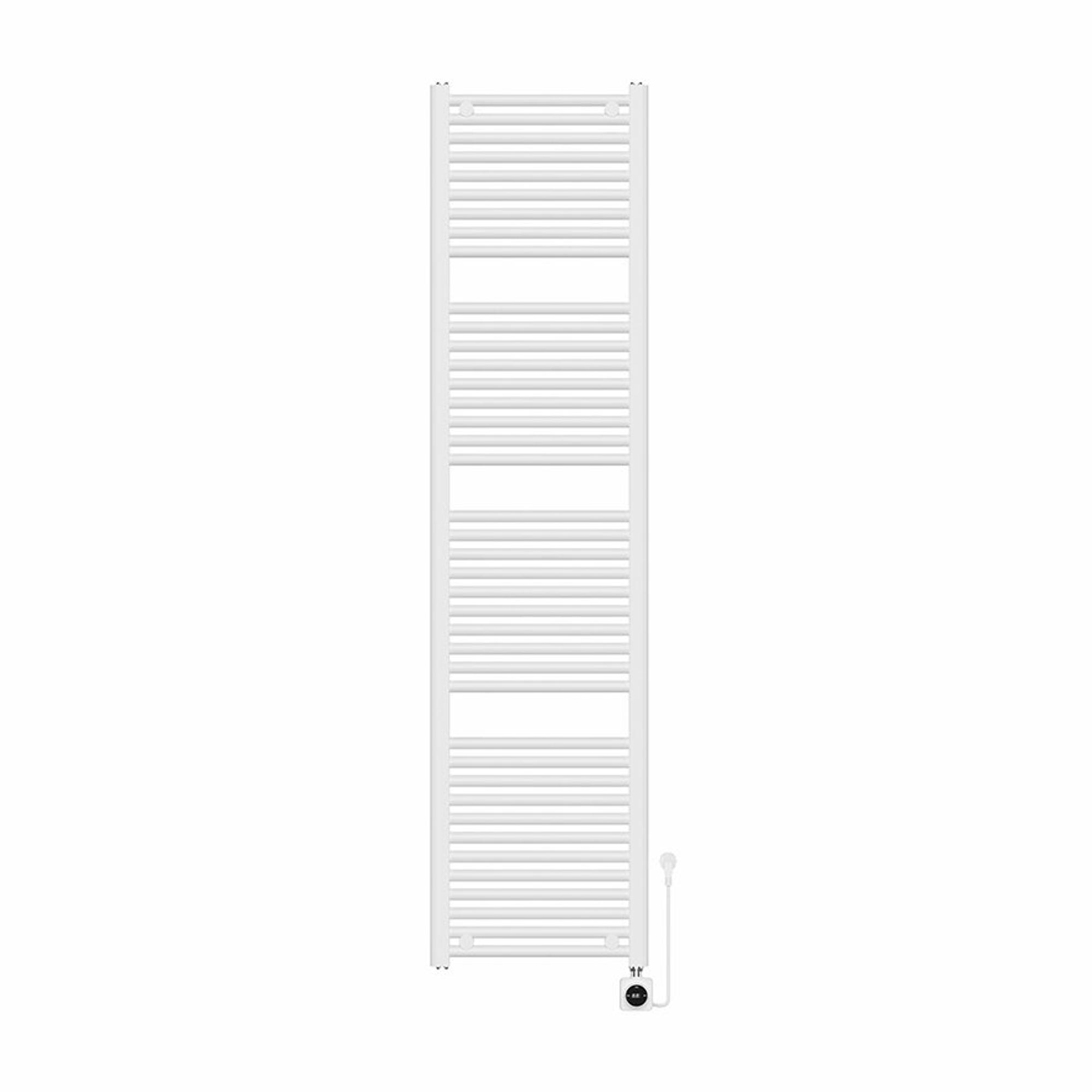 Wiesbaden Elara Elektrische radiator Smart WiFi - 181.7x45cm - glans wit