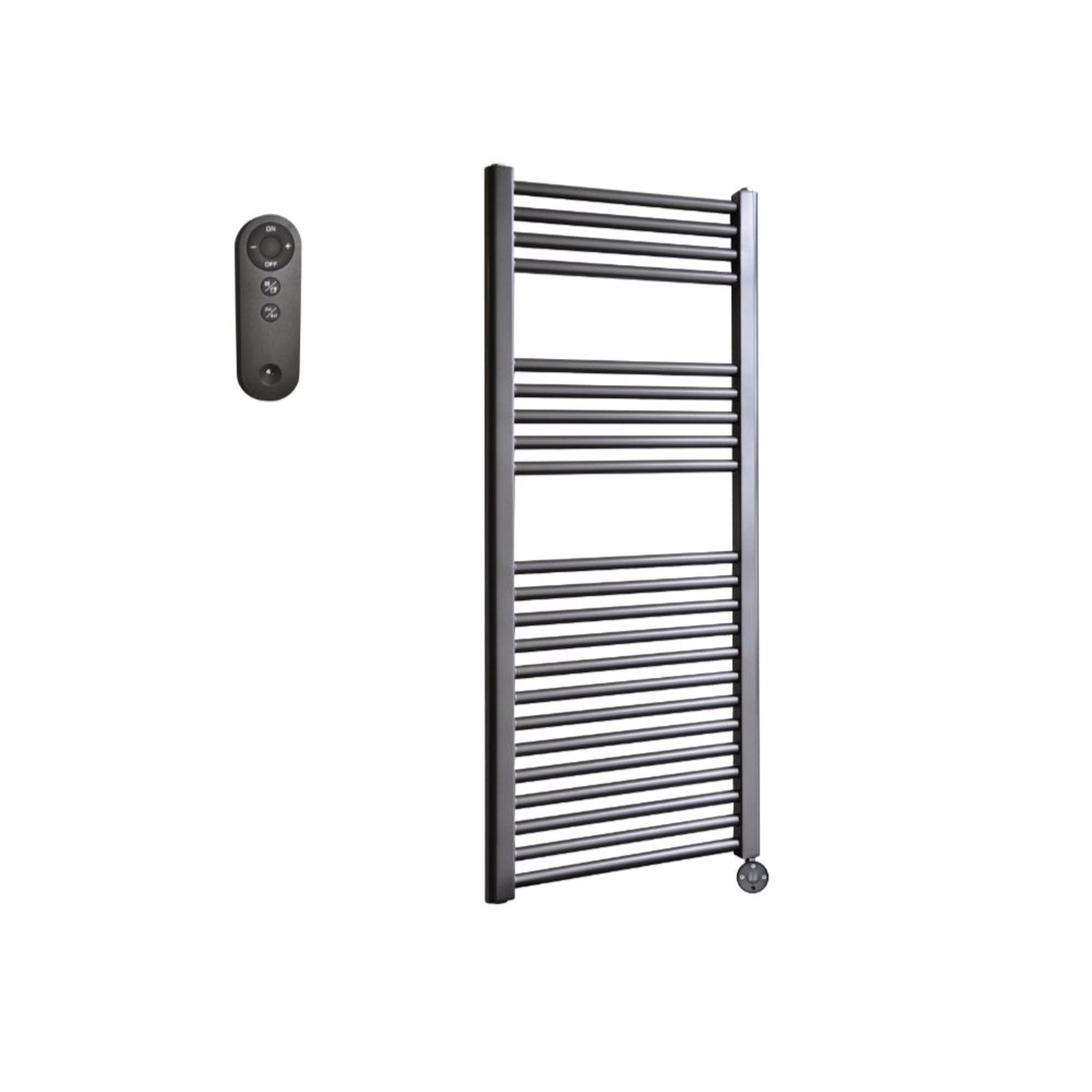 Sanicare HVS Elektrische Radiator - 111.8x60cm - 730W - Afstandsbediening - Thermostaat