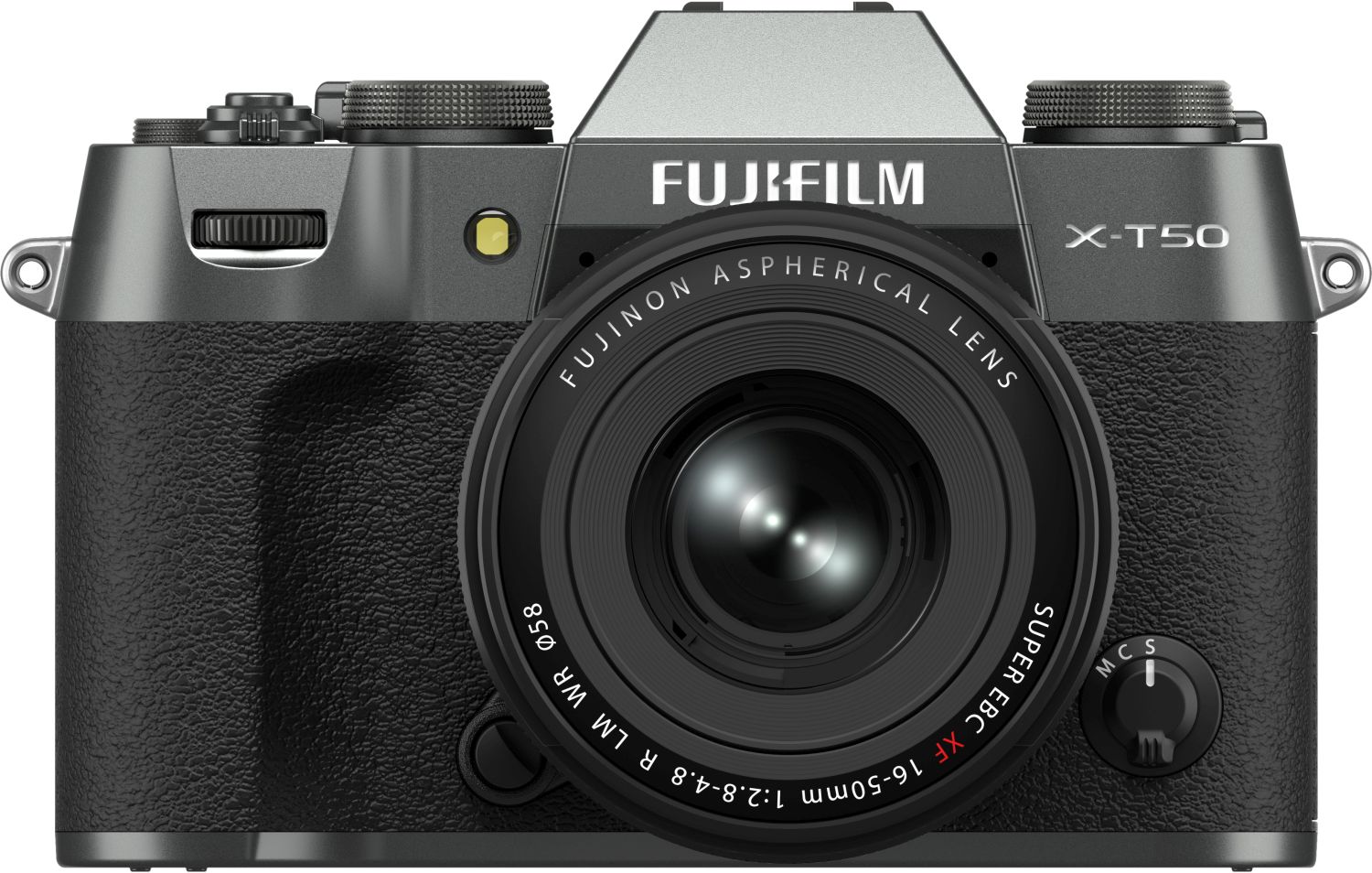 FUJIFILM X-T50 systeemcamera met XF 16-50mm f2.8-4.8 R LM WR lens, antraciet