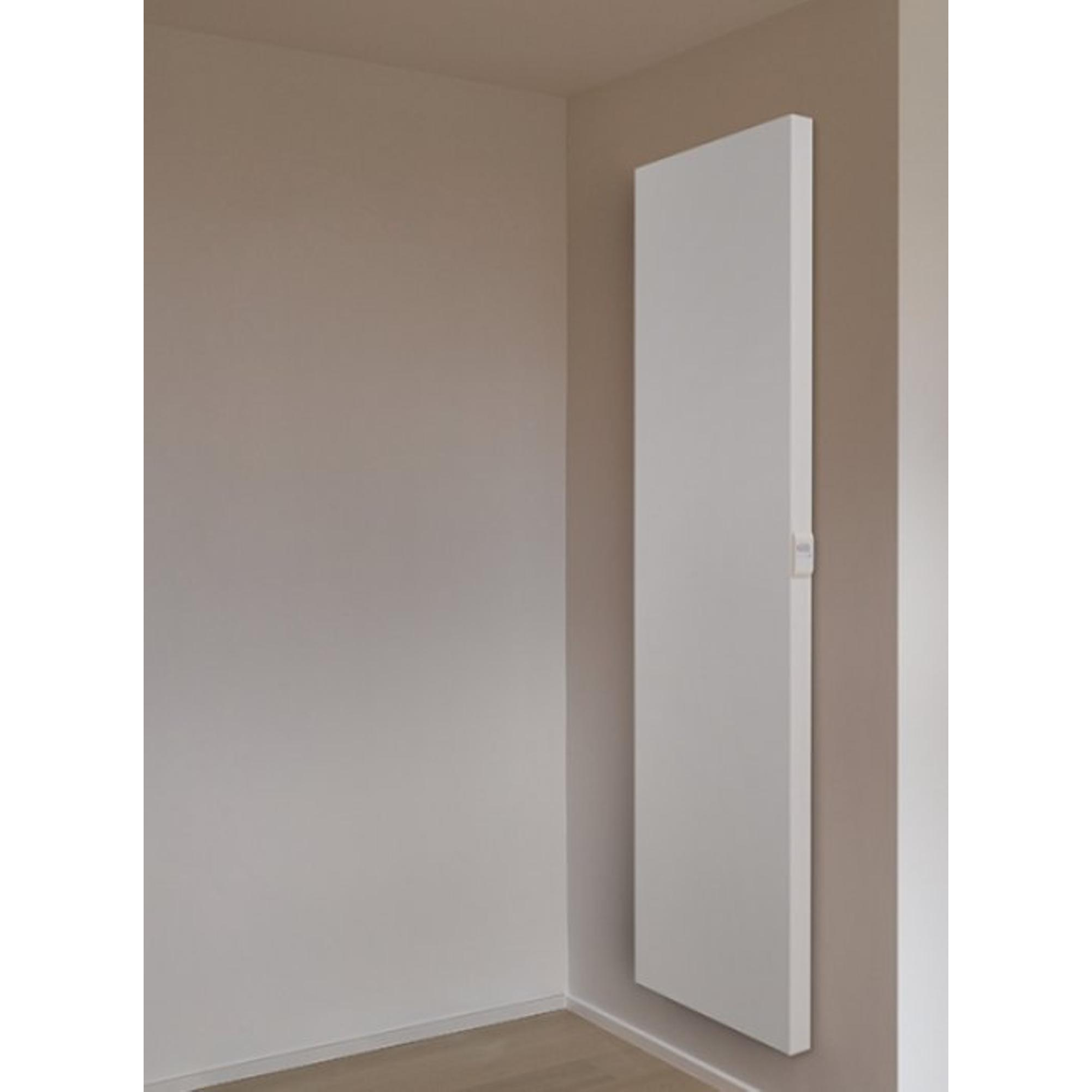 Vasco E-PANEL elektrische design radiator 50x180cm 1250W Staal Traffic White