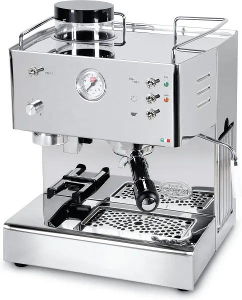 Quick Mill 3035 Pistonmachine met Geïntegreerde Koffiemolen