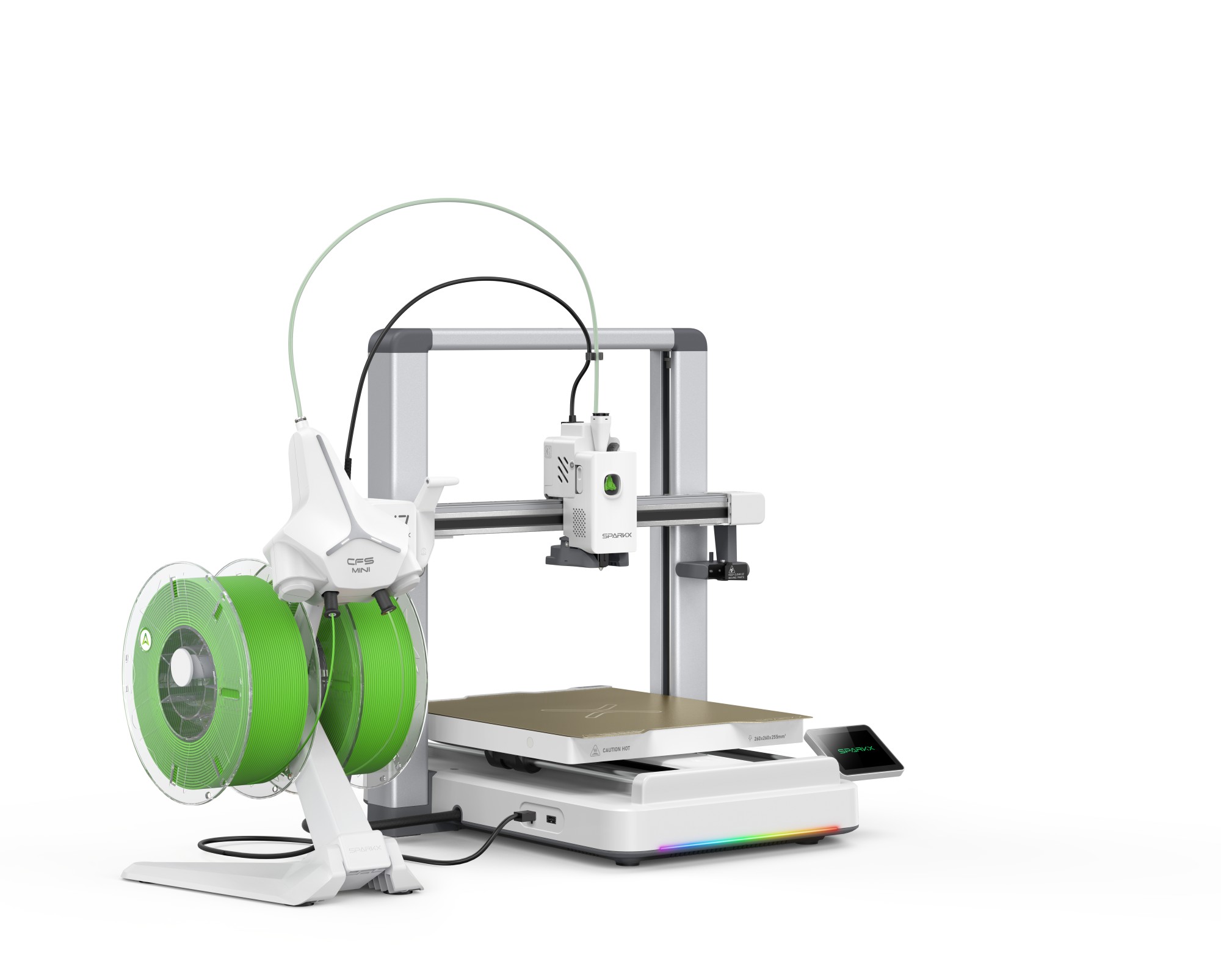 Creality SPARKX i7 Autofill Combo 3D-printer (Zilver/wit, incl. CFS mini)