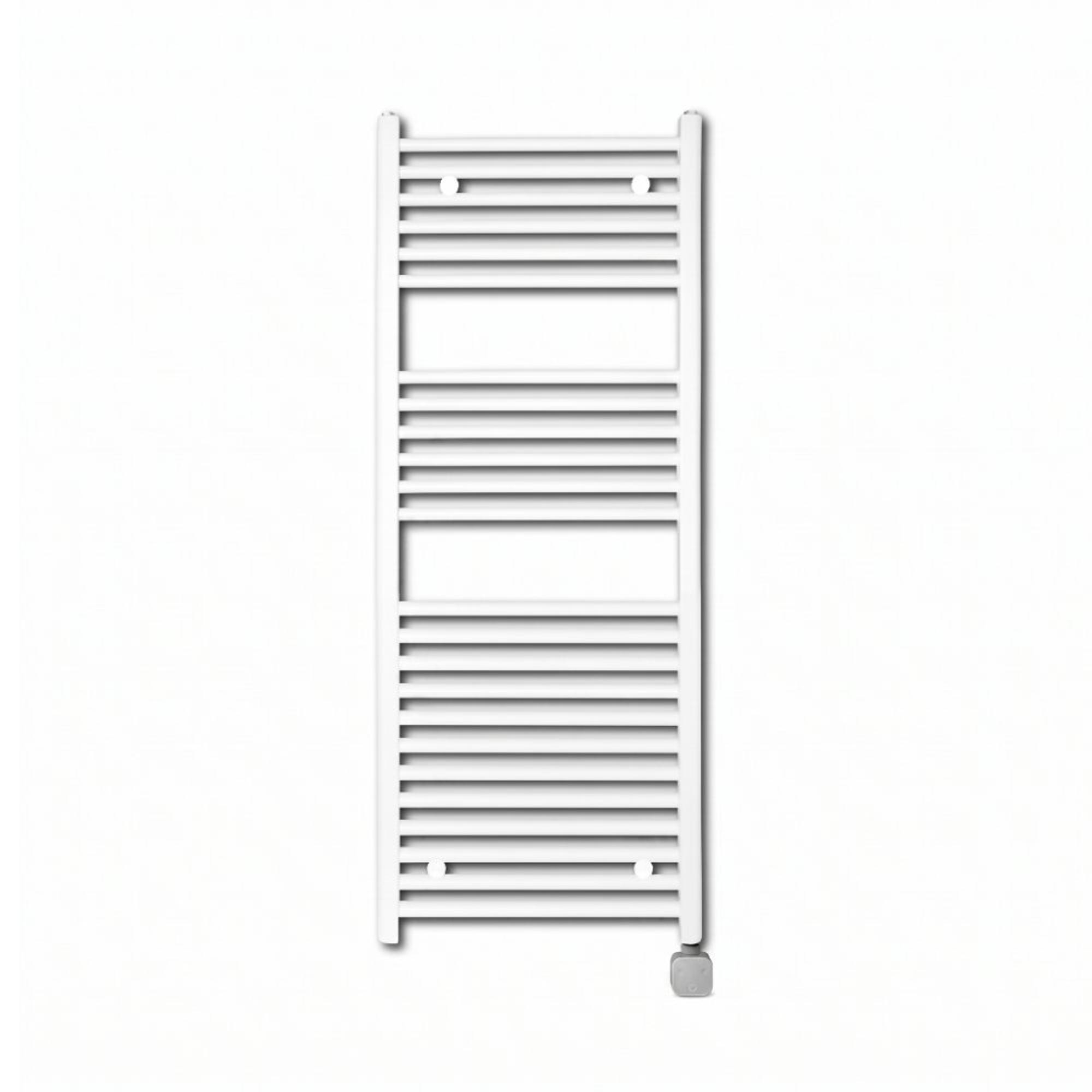Sanicare Lumara Elektrische Radiator - 120x50cm - 750W - Mat wit - thermostaat rechtsonder